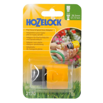 HOZELOCK 2170 FLAT HOSE & SPIRAL HOSE ADAPTOR 3/4″