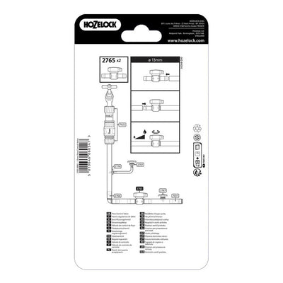 HOZELOCK 2765 FLOW CONTROL VALVE 13MM