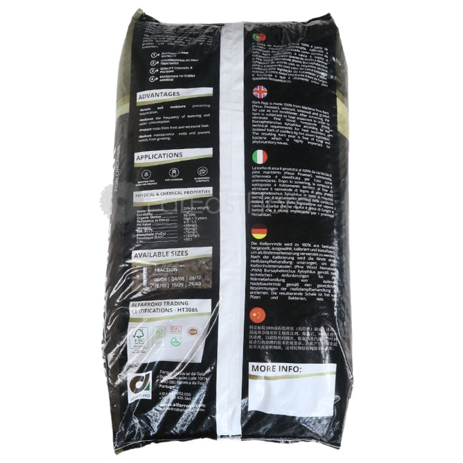 Alfabark Premium Pine Bark (70L) - 09/12mm back