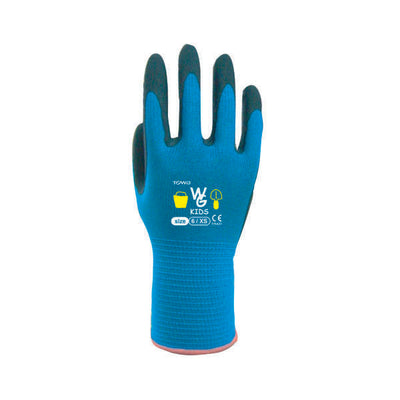 WithGarden Soft n Care KIDS Gloves WG381-XS (6/XS) - Aqua Blue