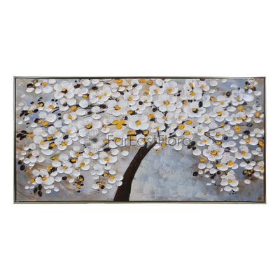 Wall Art Burst of Spring Blossoms (L122cmxH62cm)