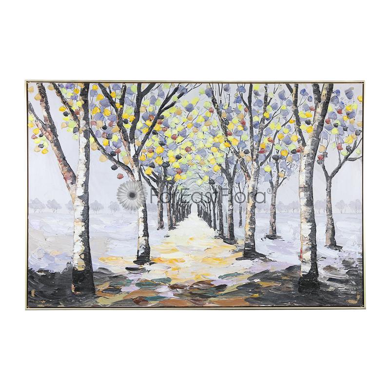 Wall Art Gleaming Autumn (L122cmxH82cm)