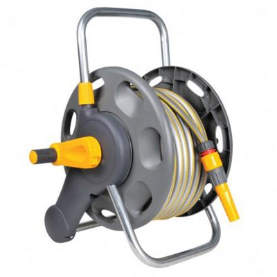  HOZELOCK - Mini Reel Pico Reel 10m : Ideal for Patios,  Balconies and Small Gardens, Compact Streamlined Reel, Effortless  Rewinding, Supplied with 1 Multi Spray Gun: Ready to Use [2425