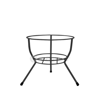 #108A Single Pot Stand (Black/Red)