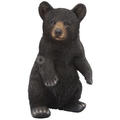 BJ132223V Baby Black Bear (L12.5xW11.5xH20.2cm)