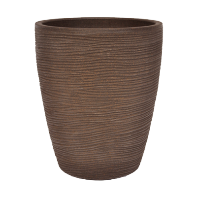 Vasar TBRI M30CBW Pot (Ø30cmxH36cm) - Brown