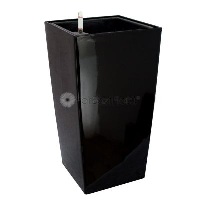 Leizisure GQ4 Self-Watering Pot (L28cmxW28cmxH55cm) - Black