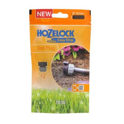 Hozelock 7016 End Plug for 13mm Flexible Hose (2s)