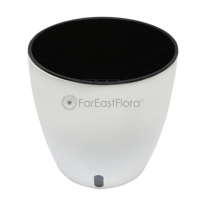 LU-2 Self-Watering Plastic Pot (Ø21XH19.8cm) - White