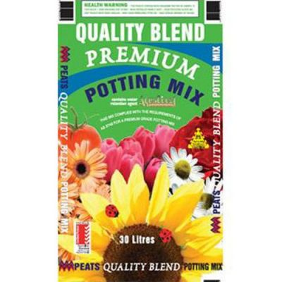 Peats Quality Blend Premium Potting Mix (30L)
