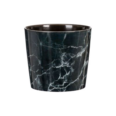 Scheurich 870/11 Cover Pot - Black Marble (Ø11cm)