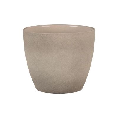 Scheurich 920/11 Cover Pot - Taupe Stone (Ø11cm)