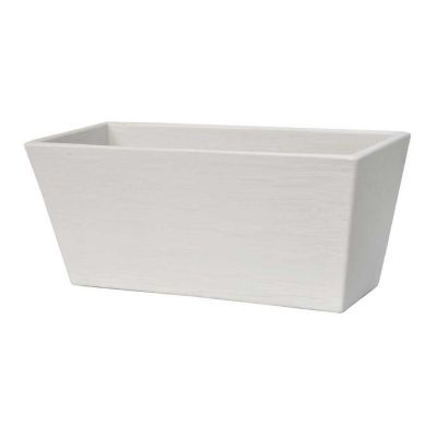 Vasar CPRI M60C77 Planterbox (L60cmxW26cmxH26cm) - Bianco Perla