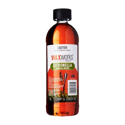 Waxworks Citronella Lamp & Torch Oil Sandalwood (1L)
