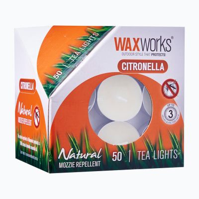 Waxworks Citronella Tea Lights (50s)