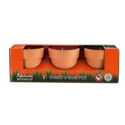 Waxworks Citronella Candle in Terracotta Pot (3s)