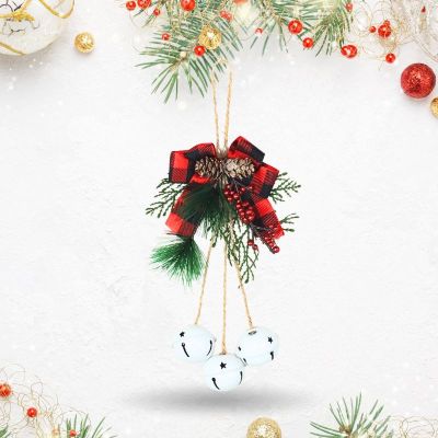 6186-5 XMAS DECO - YULE BELLS WITH RIBBONS [SFXACC]