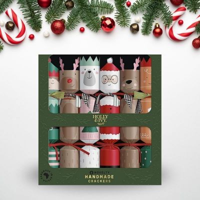 H&I-XMAS CRACKERS SANTA & FRIENDS (PPC) - NETT