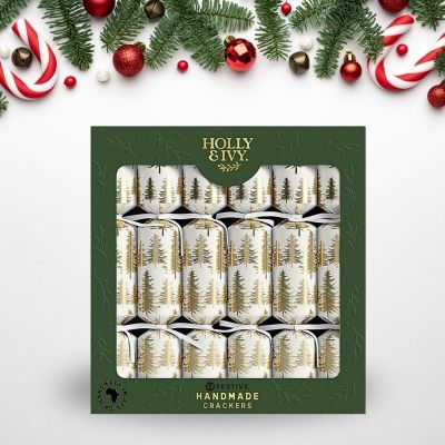 H&I-XMAS CRACKERS GOLD TREES (PPC) - NETT