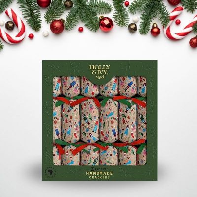 H&I-XMAS CRACKERS KRAFT NUTCRACKER ICONS (PPC) - NETT