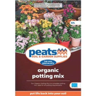 P0033 PEATS ORGANIC POTTING MIX (22L)