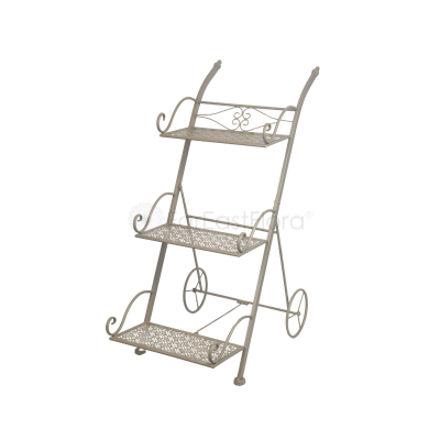 JD05-24012 Sandy Color 3 TIER PLANT HODLER 34X16.5X77CM